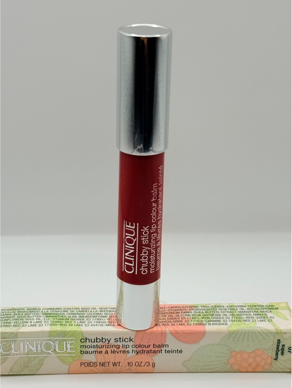 Clinique Chubby Stick Tinted Lip Balm Super Strawberry